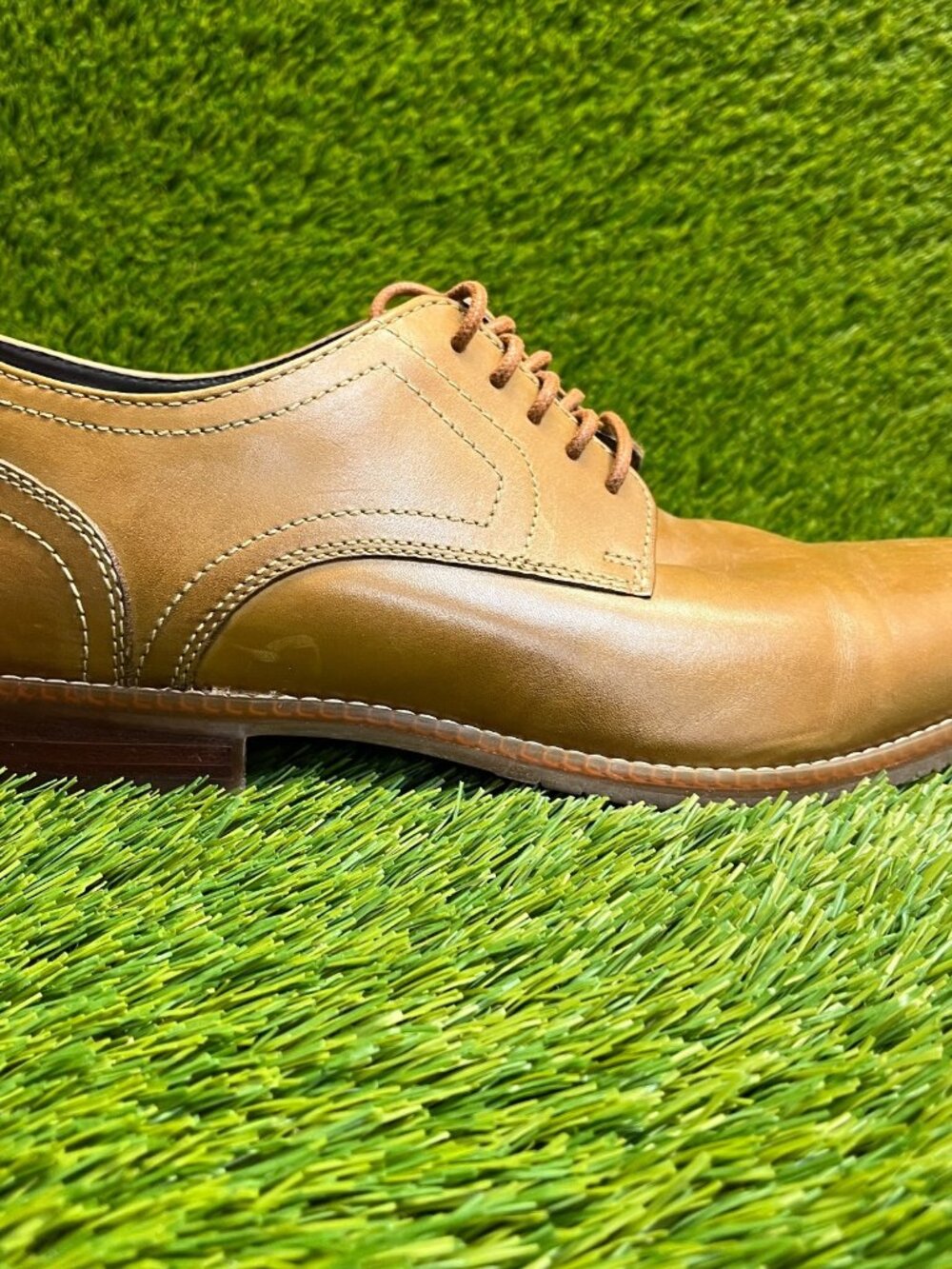 Rockport Symon Mens Size 11.5 Brown Casual‎ Classic Plain Toe Oxford Dress Shoes
